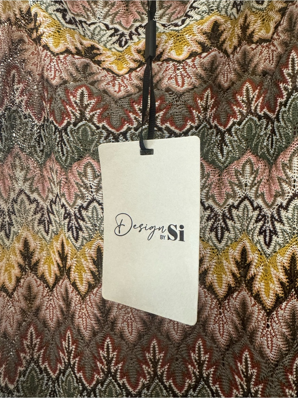 THEA DRESS WITH PATTERN - MULTICOLORED from Design by Si - Picture 7 of 11